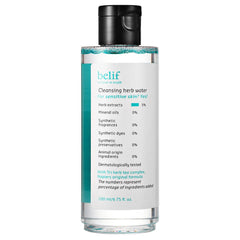belif cleansing herb water.