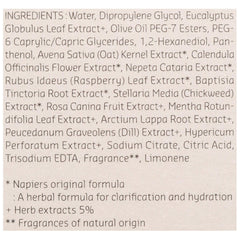 belif cleansing herb water.