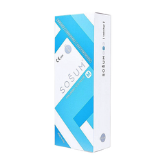 SOSUM M is a medium-density filler for moderate wrinkle reduction and volume. Ideal for nasolabial folds and cheeks with natural, lasting results.