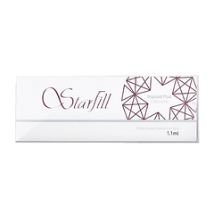 STARFILL IMPLANT ultra-high density hyaluronic acid filler for deep contouring and volume restoration.