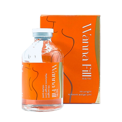 WANNA FILL S medium-density hyaluronic acid filler for wrinkle reduction and facial contouring.