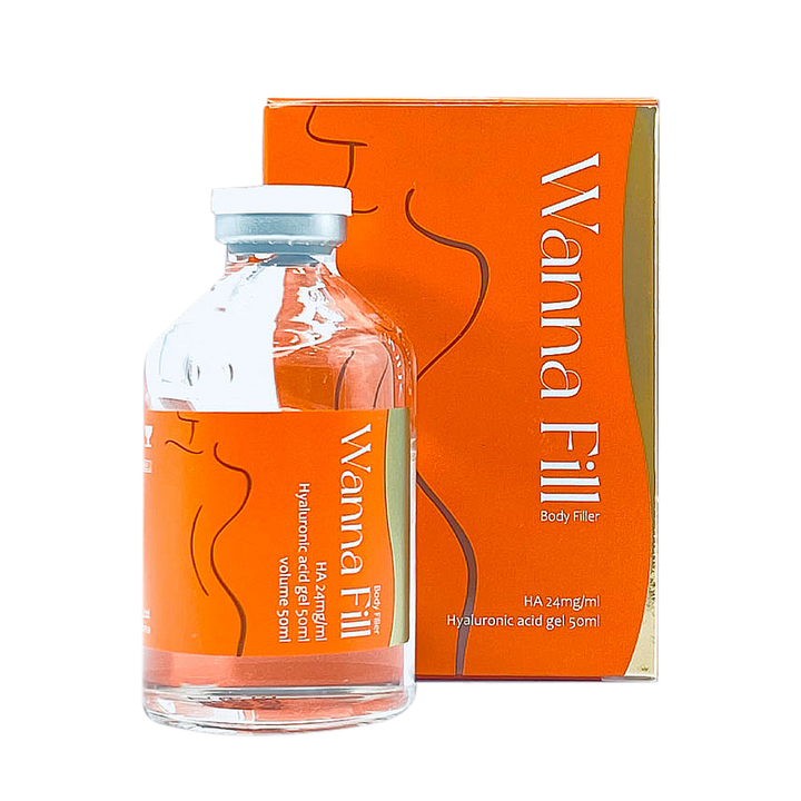 WANNA FILL S medium-density hyaluronic acid filler for wrinkle reduction and facial contouring.